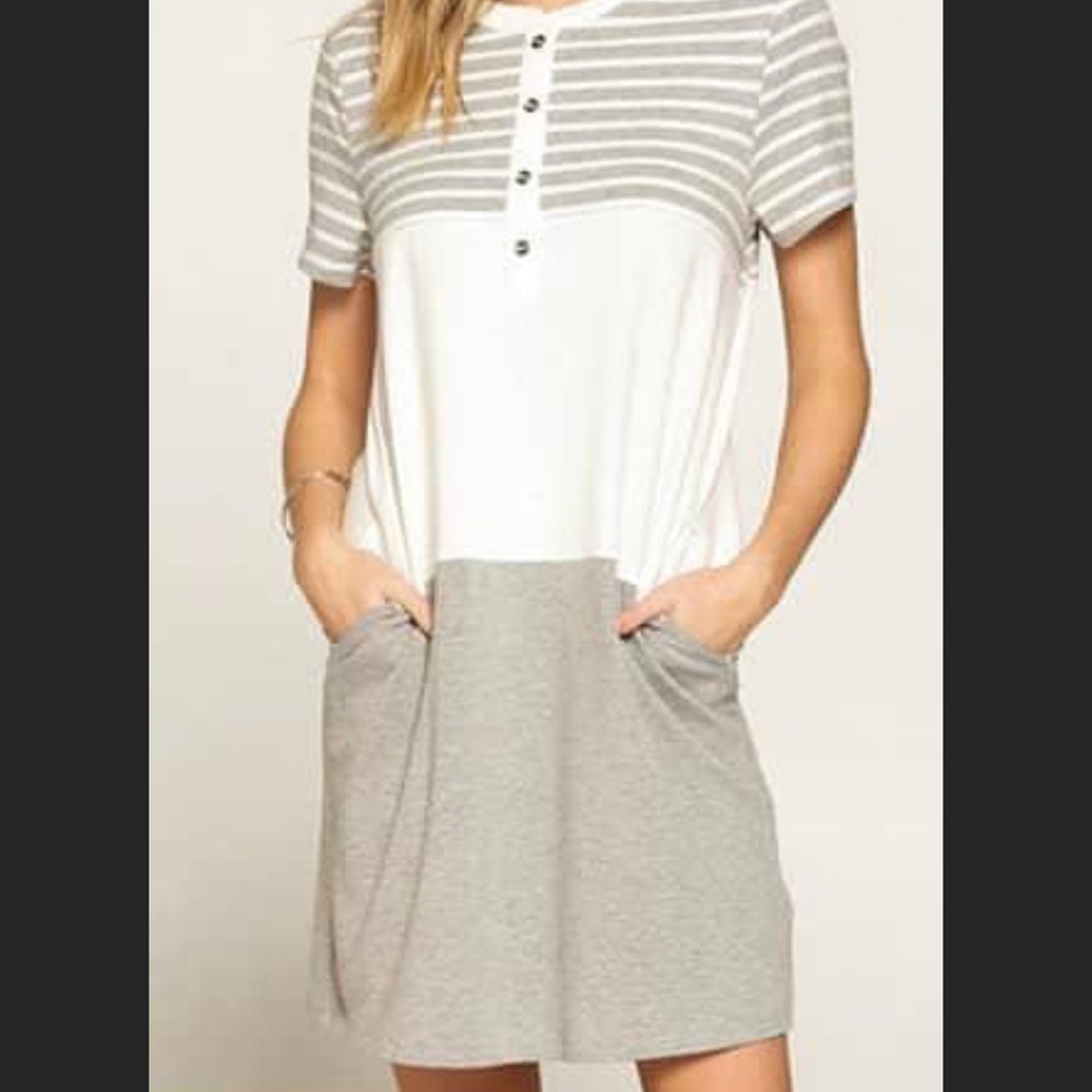 Ladies size large comfortable dress, new without tag